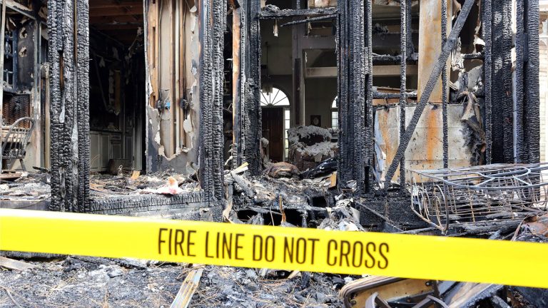 FIRE LINE DO NOT CROSS